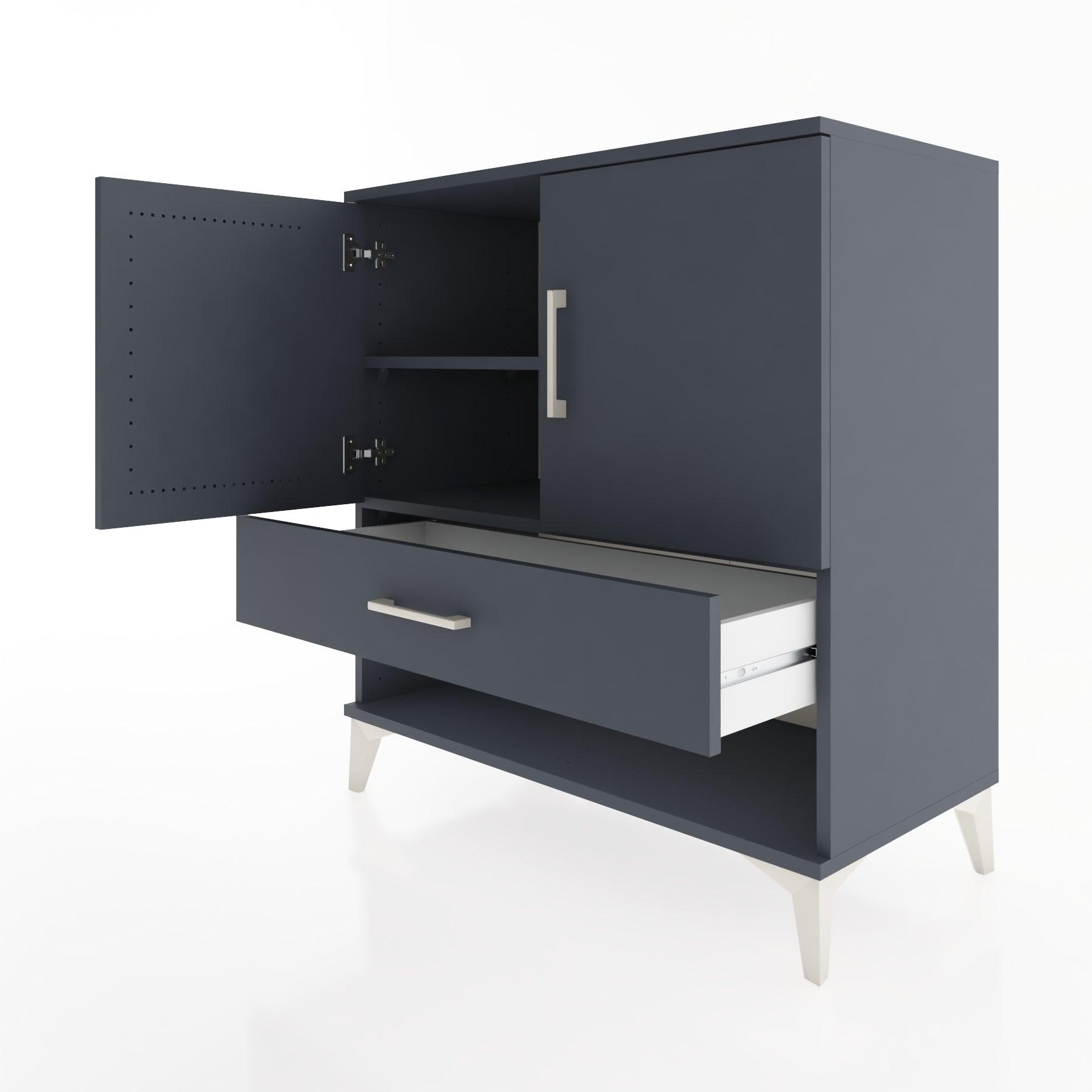 Woodntry Modular Dresser Anthracite 88x44x84 cm Functional F26-2