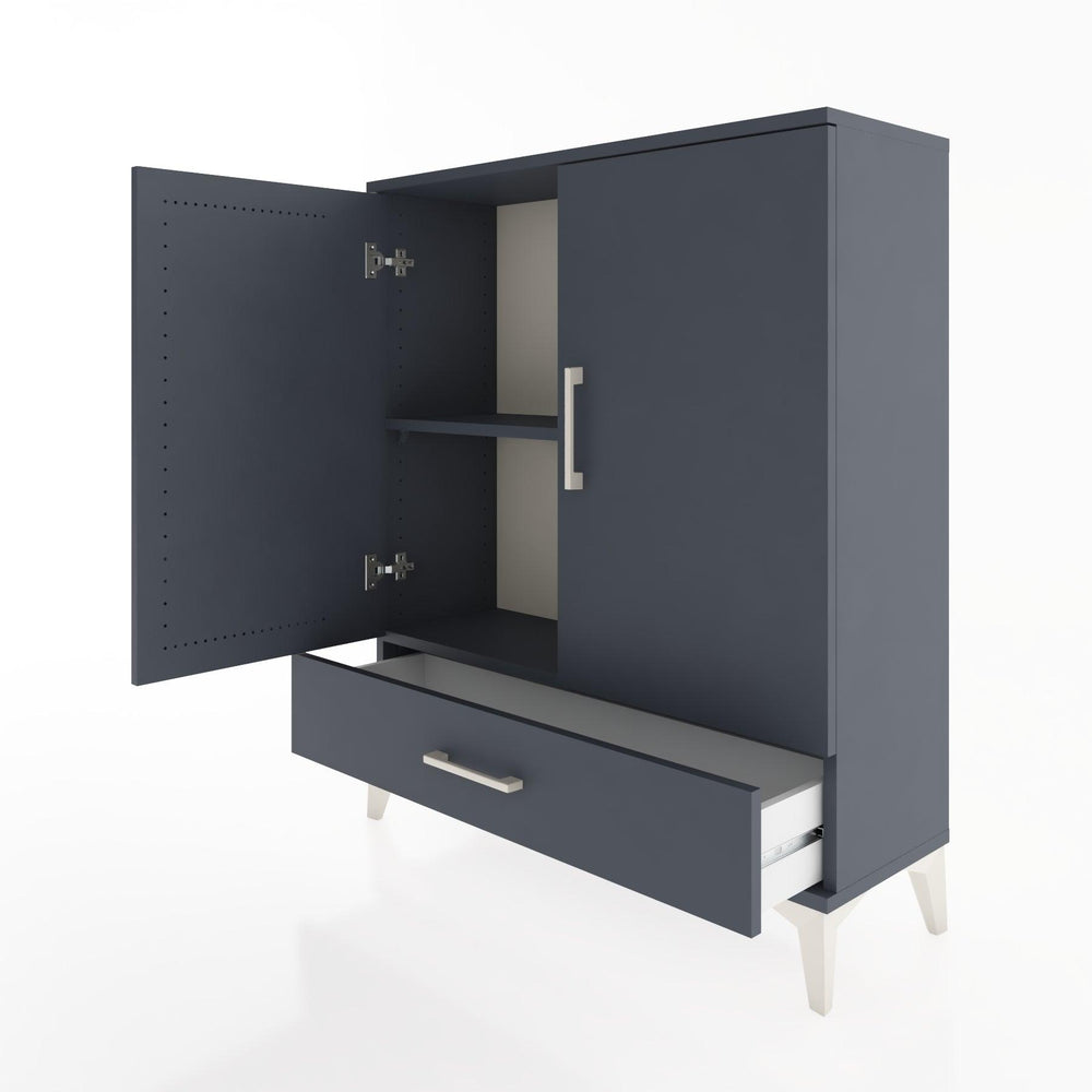 Woodntry Modular Dresser Anthracite 88x30x94 cm with Cover and Drawer KC2-2