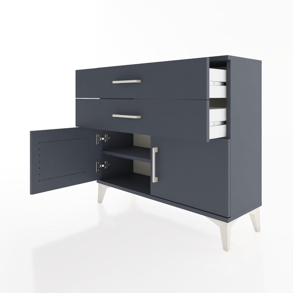 Woodntry Modüler Şifonyer Kapak ve Çekmeceli V3 88x30x68 cm Aytaşı - Woodntry