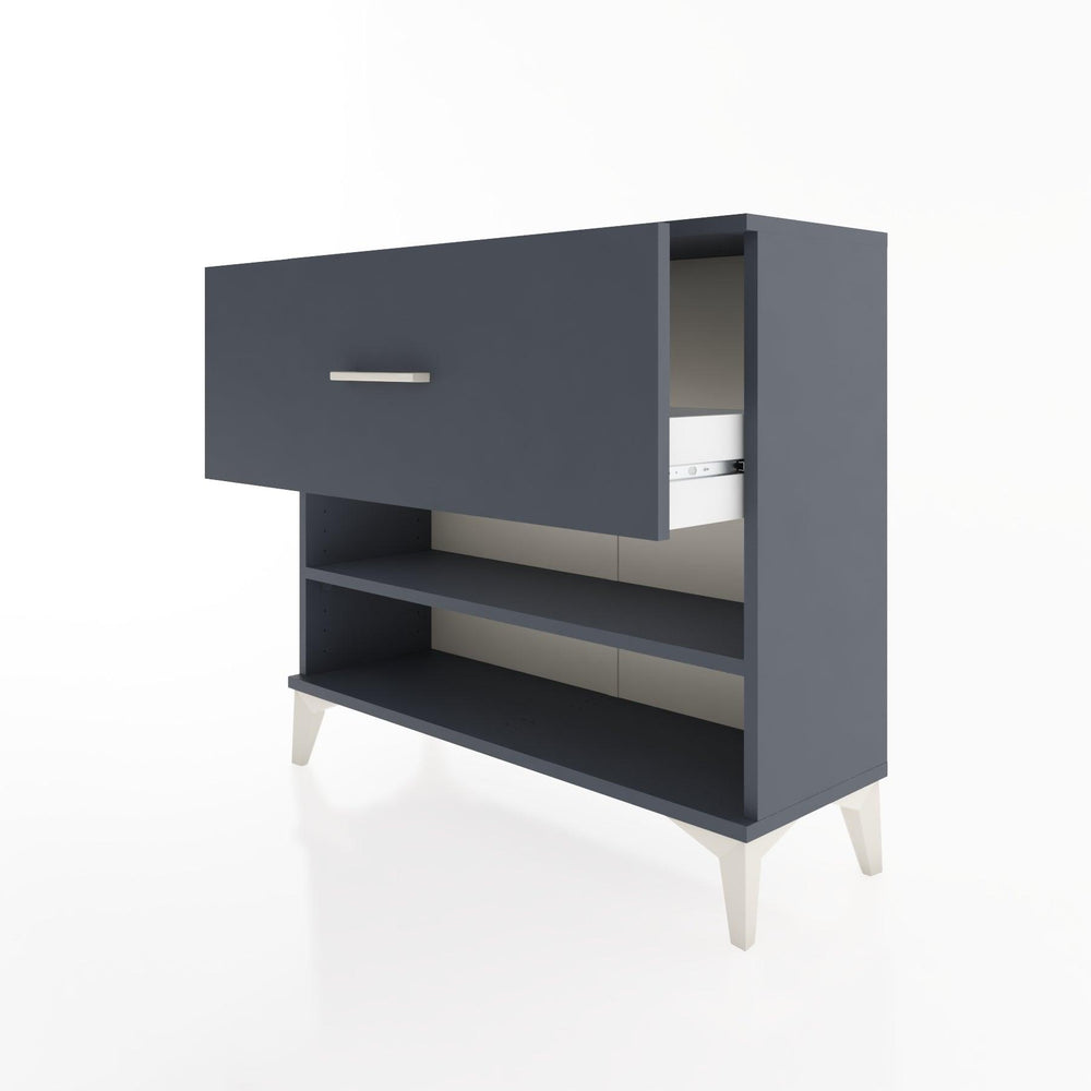 Woodntry Modüler Şifonyer Çekmece ve Raf 88x30x68 cm Antrasit - Woodntry