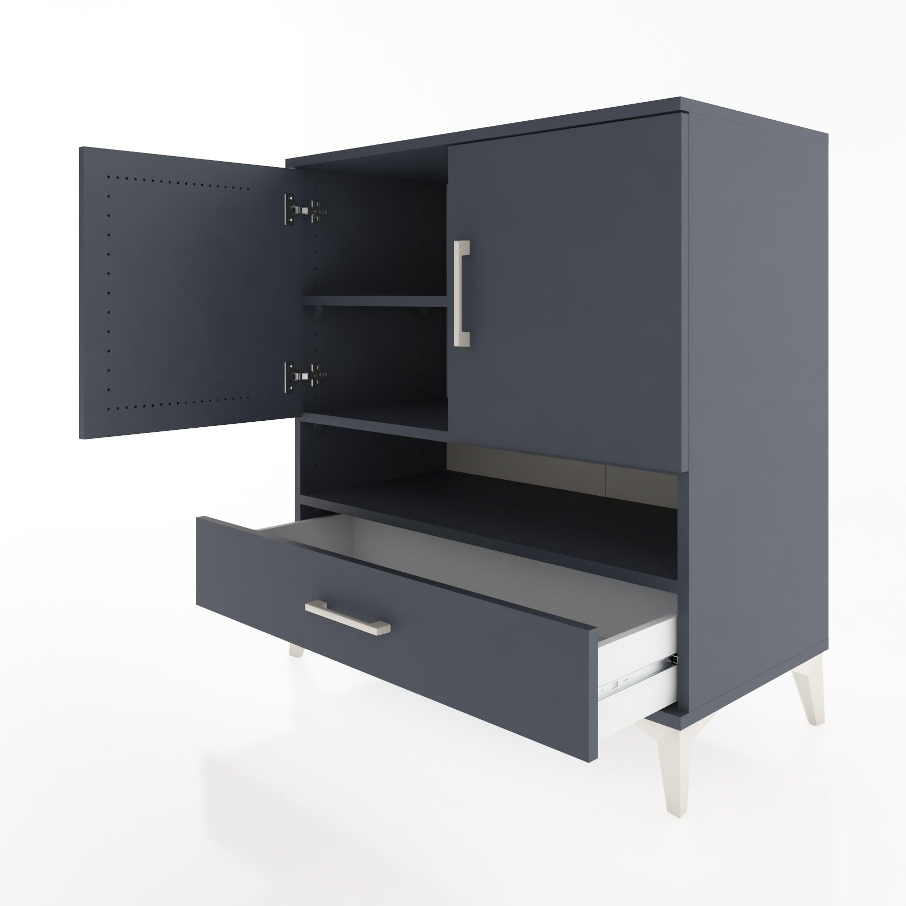 Woodntry Modular Dresser Anthracite 88x44x84 cm Functional F29-2