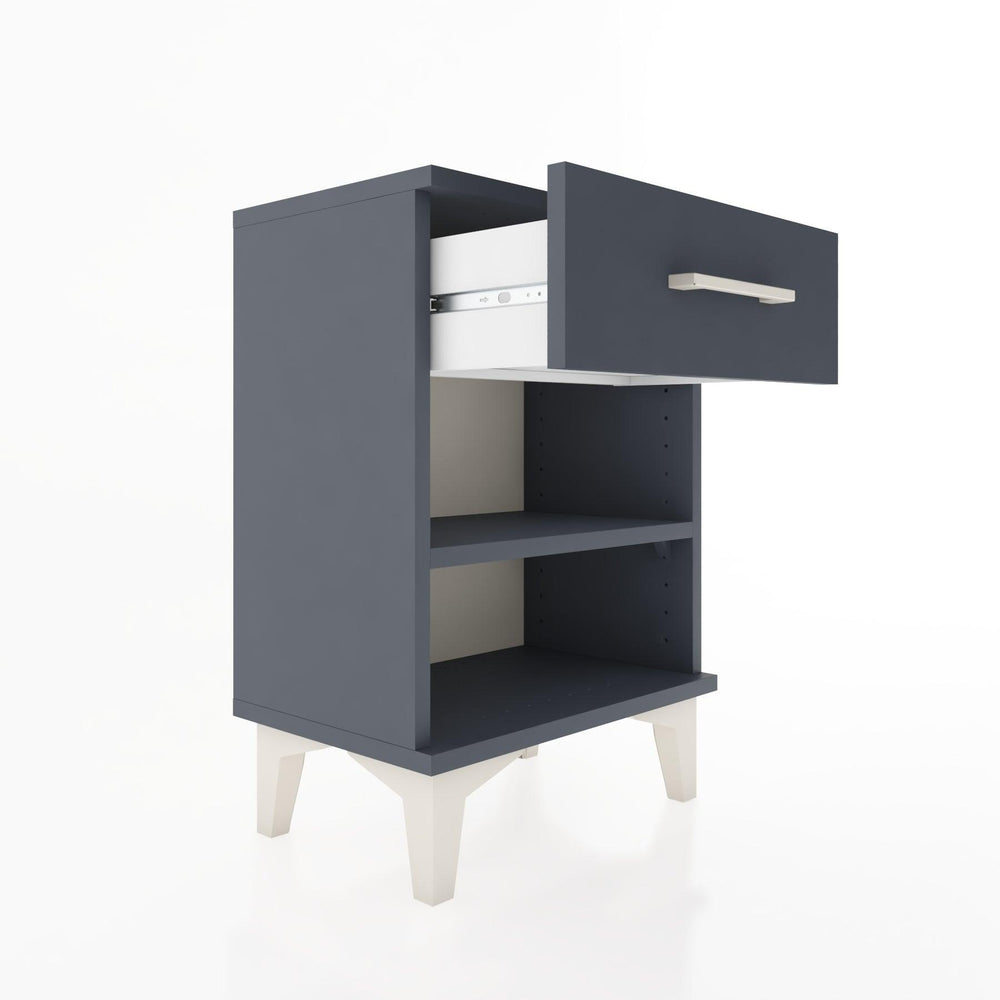 Woodntry Modüler Komodin Tek Çekmeceli 44x30x52 cm Antrasit - Woodntry