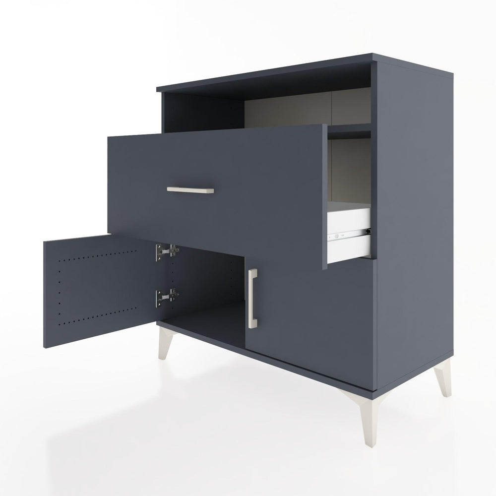 Woodntry Modular Dresser Anthracite 88x44x84 cm Functional F118-2