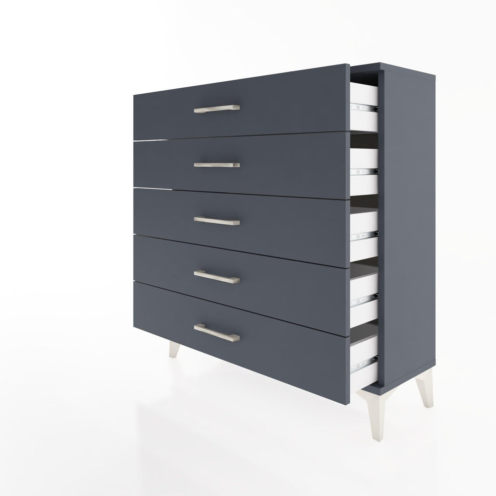 Woodntry Modular Dresser Anthracite 88x30x84 cm Drawer C1-2