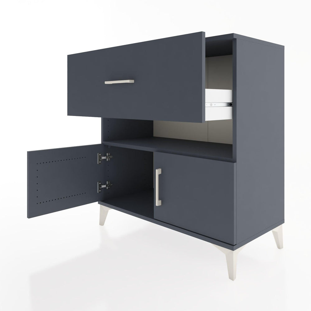 Woodntry Modular Dresser Anthracite 88x44x84 cm Functional F108-2