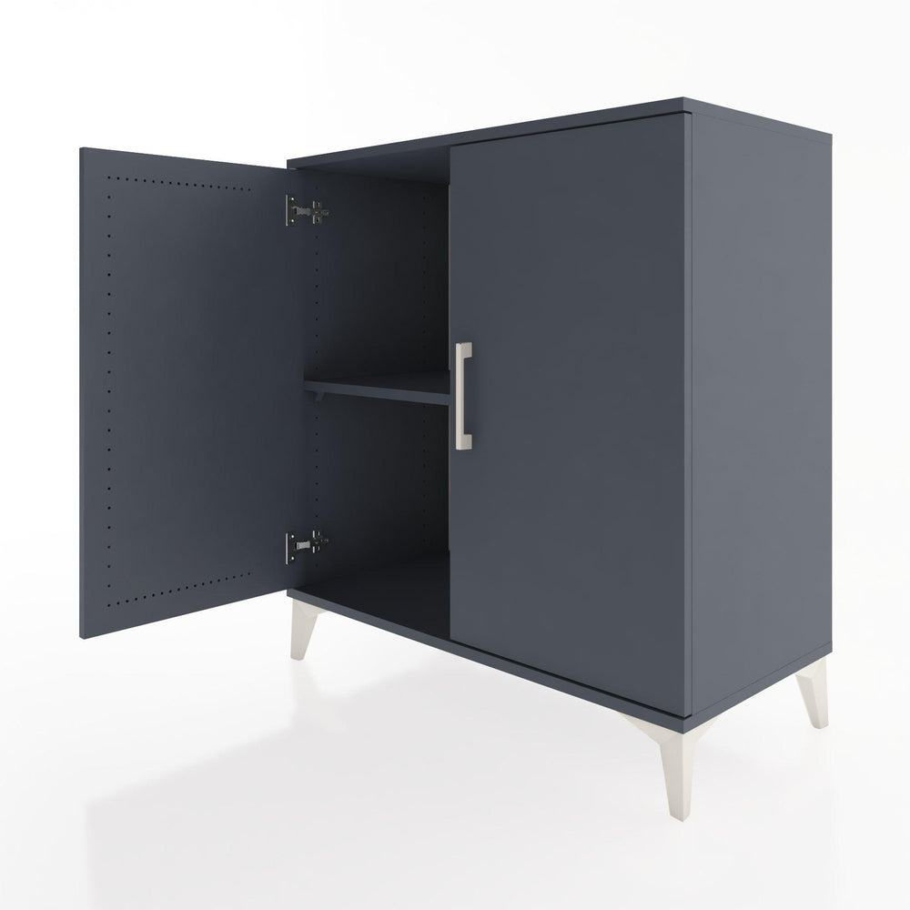 Woodntry Modüler Şifonyer Antrasit 88x44x84 cm Kapaklı K89-2