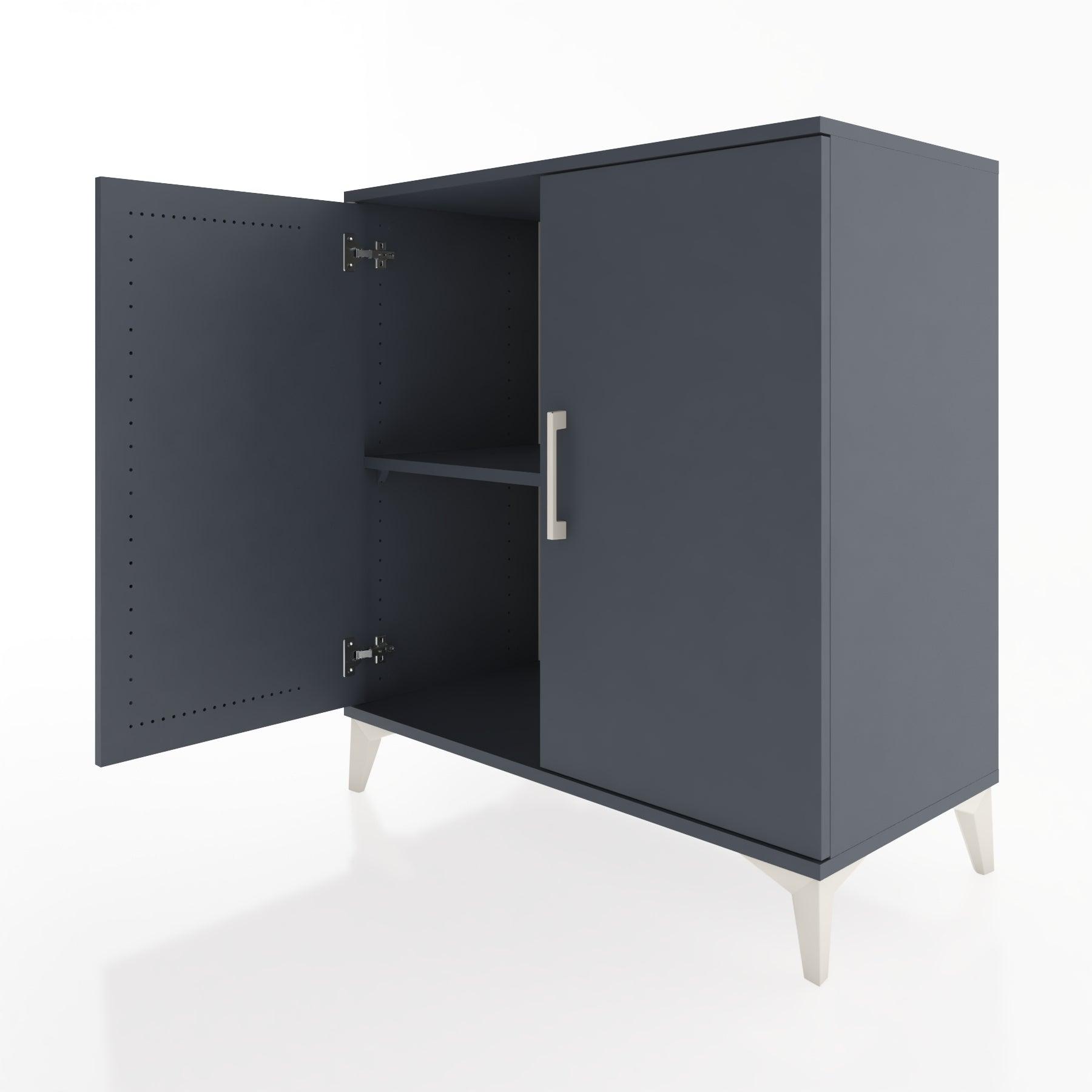 Woodntry Modular Dresser Anthracite 88x44x84 cm Covered K89-2