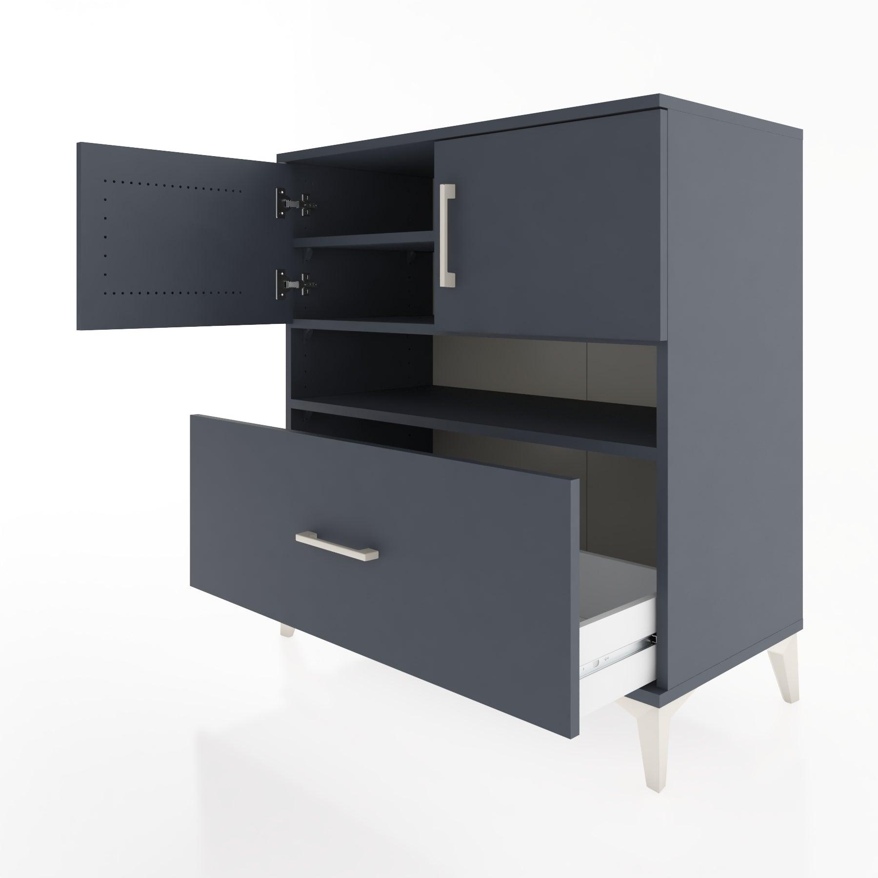 Woodntry Modular Dresser Anthracite 88x44x84 cm Functional F111-2
