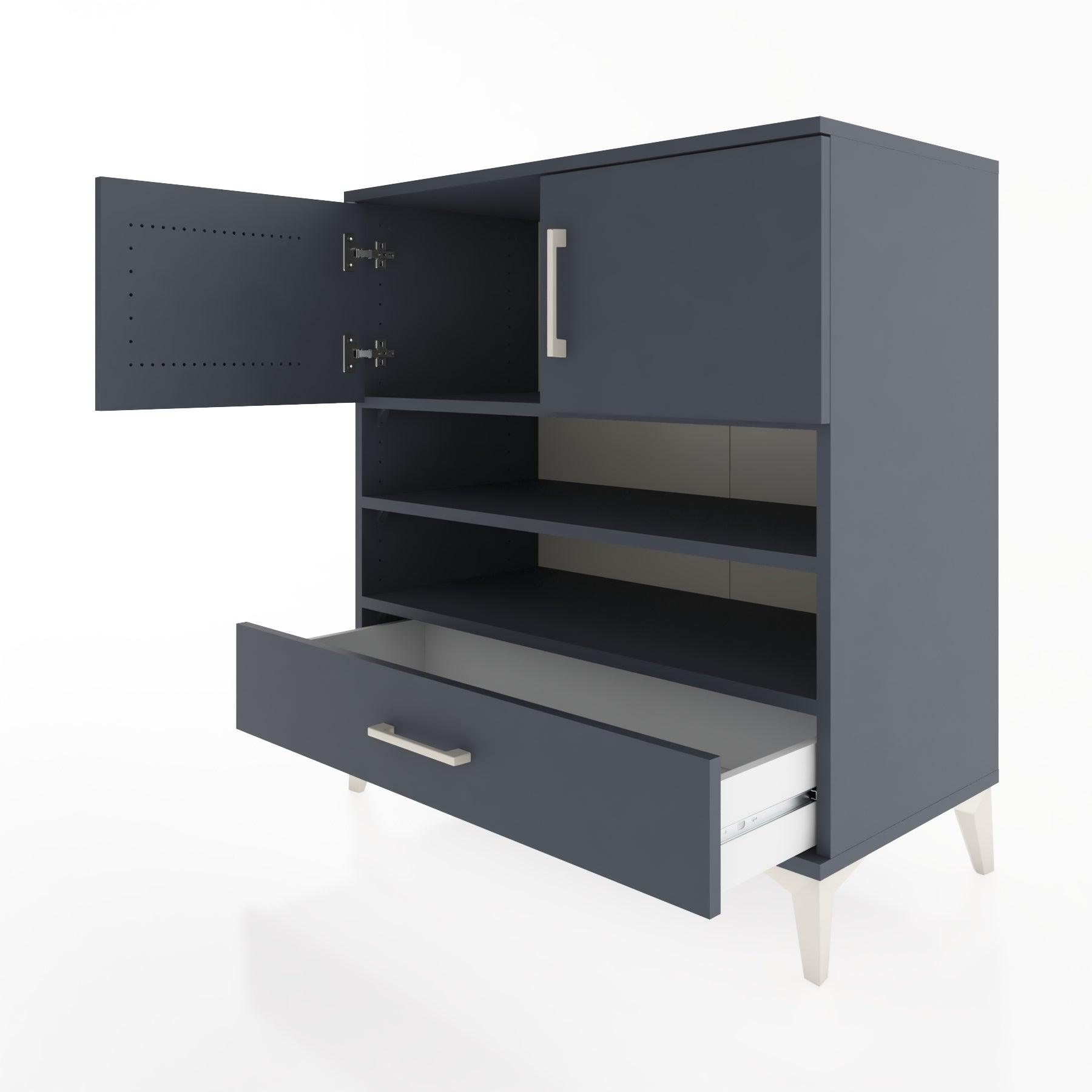 Woodntry Modular Dresser Anthracite 88x44x84 cm Functional F94-2