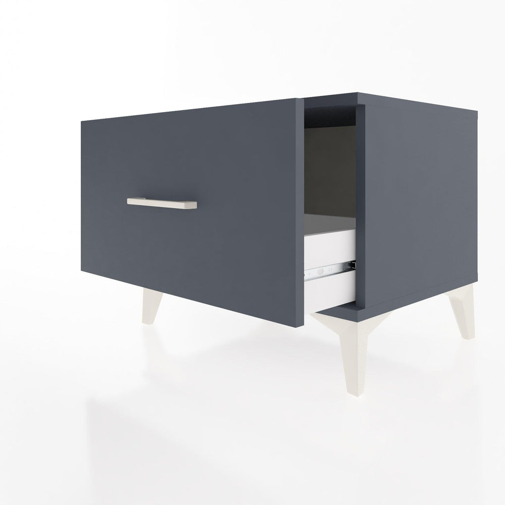 Woodntry Modular Nightstand Anthracite 60x44x68 cm Drawer C1-2