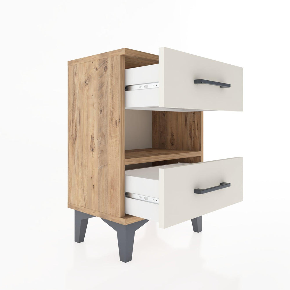 Woodntry Modüler Komodin Çekmece ve Raf 44x30x52 cm Çam - Woodntry