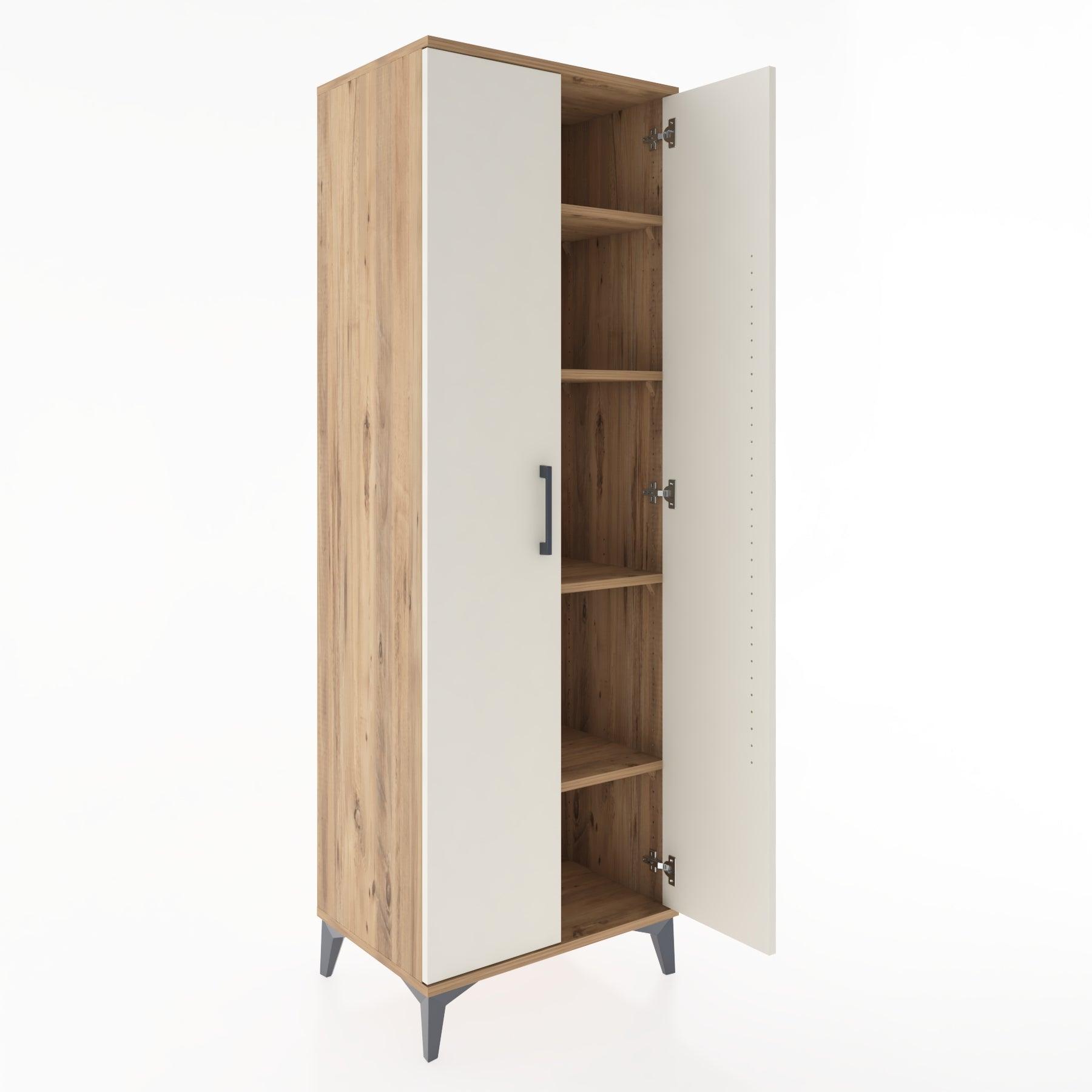 Woodntry Modular Cabinet Pine 60x44x170 cm with Cover K9-3