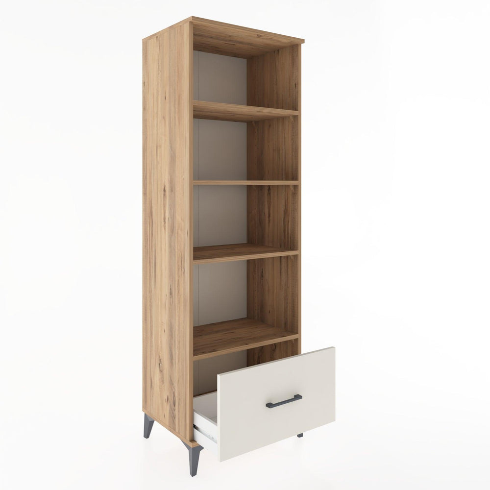 Woodntry Modular Cabinet Pine 60x44x170 cm with Drawers and Shelves CR44-3