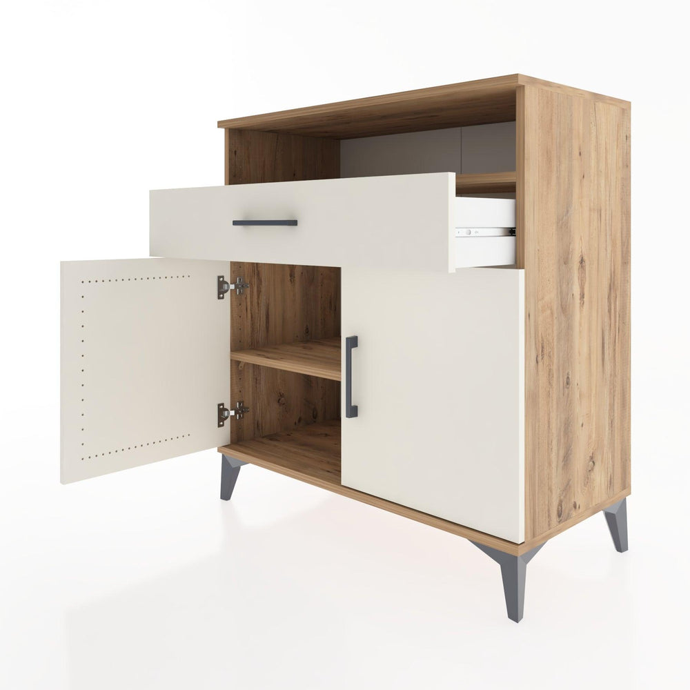 Woodntry Modüler Şifonyer Çam 88x44x84 cm Fonksiyonel F35-3