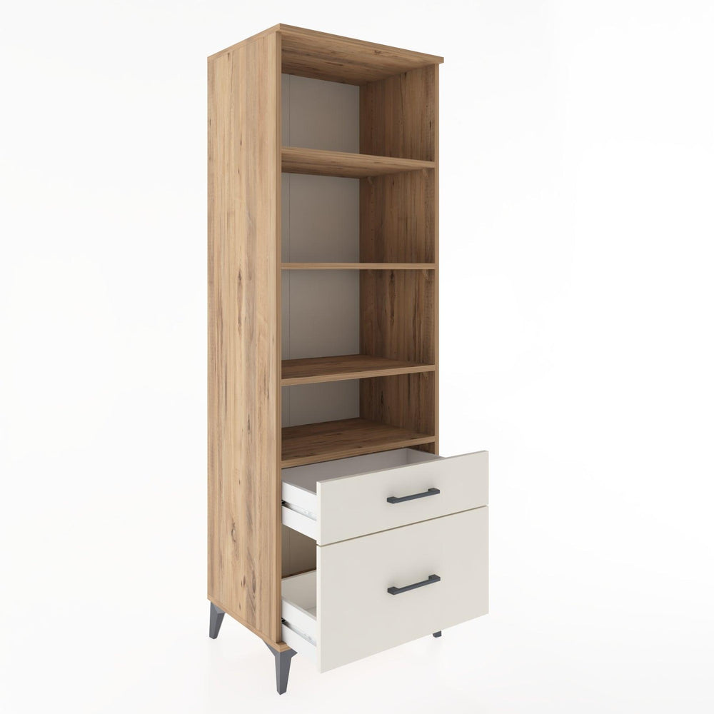 Woodntry Modular Cabinet Pine 60x44x170 cm with Drawers and Shelves CR43-3