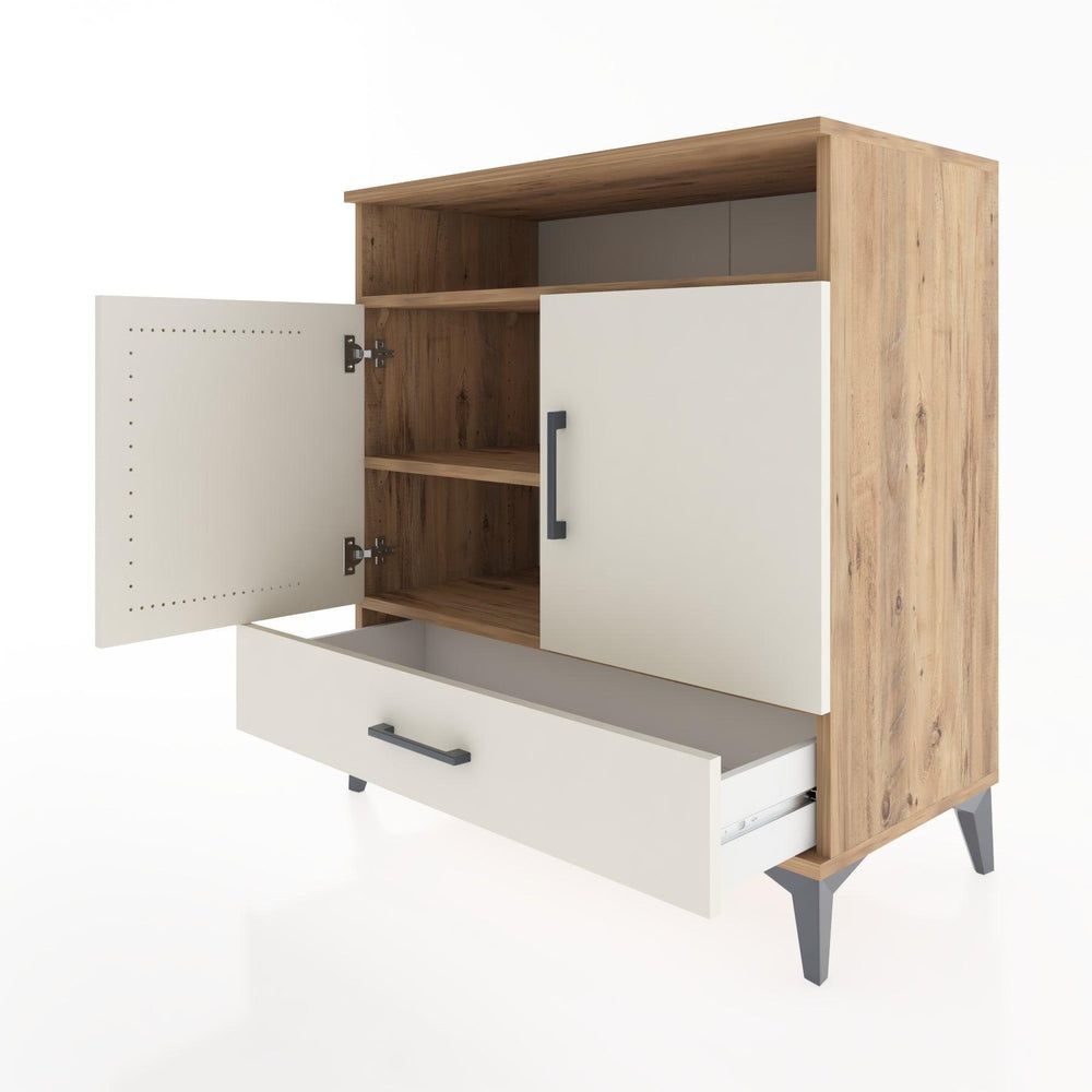 Woodntry Modüler Şifonyer Çam 88x44x84 cm Fonksiyonel F62-3