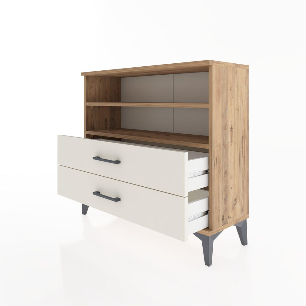 Woodntry Modüler Şifonyer İki Çekmeceli V2 88x30x68 cm Çam - Woodntry