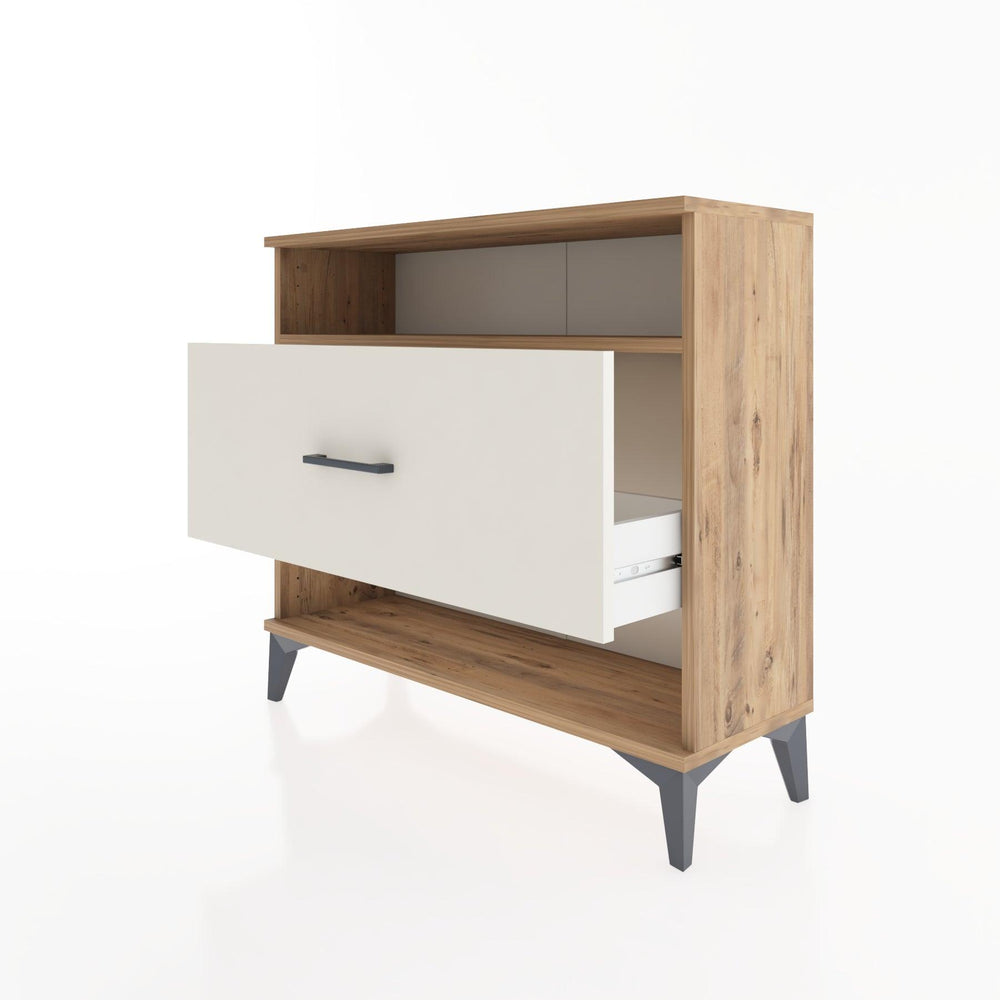 Woodntry Modüler Şifonyer Raf ve Çekmece V2 88x30x68 cm Çam - Woodntry