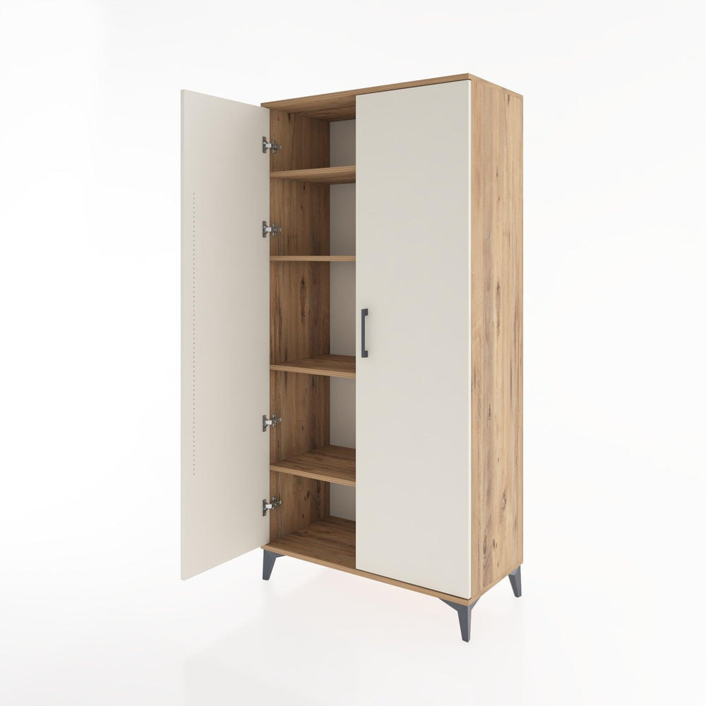 Woodntry Modular Cabinet Pine 88x44x170 cm With Cover K9-3