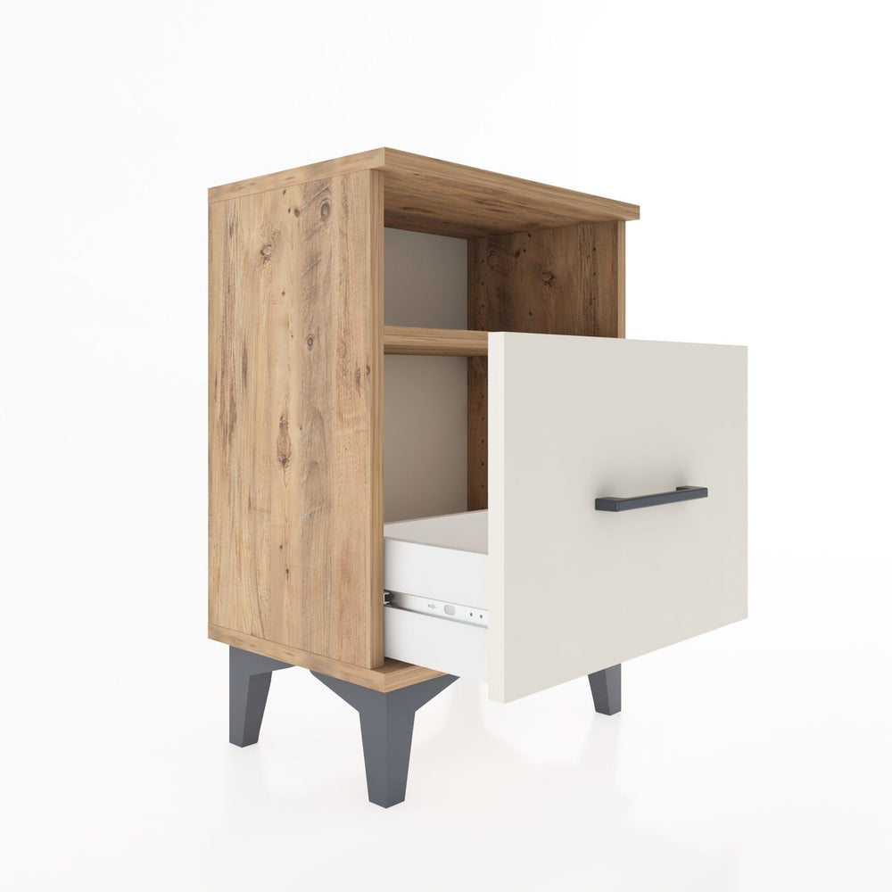 Woodntry Modüler Komodin Raf ve Çekmece 44x30x52 cm Çam - Woodntry