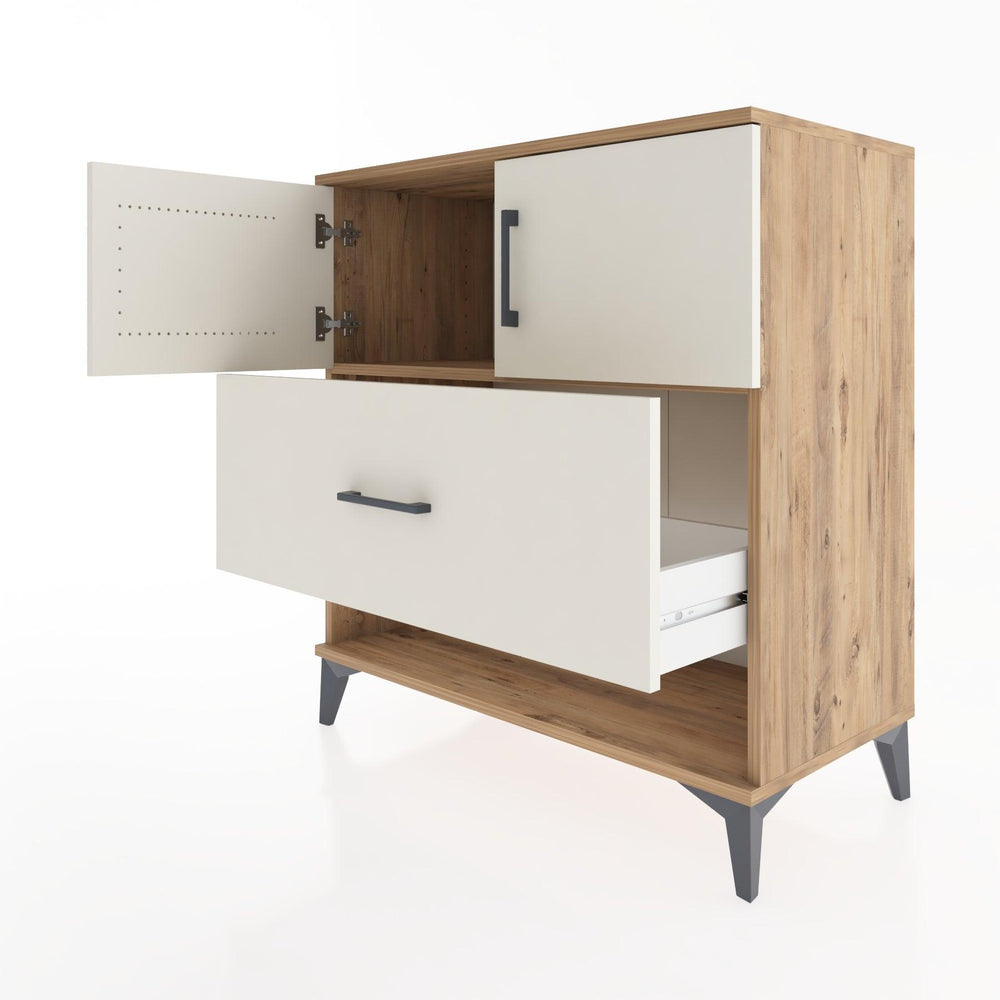 Woodntry Modüler Şifonyer Çam 88x44x84 cm Fonksiyonel F120-3