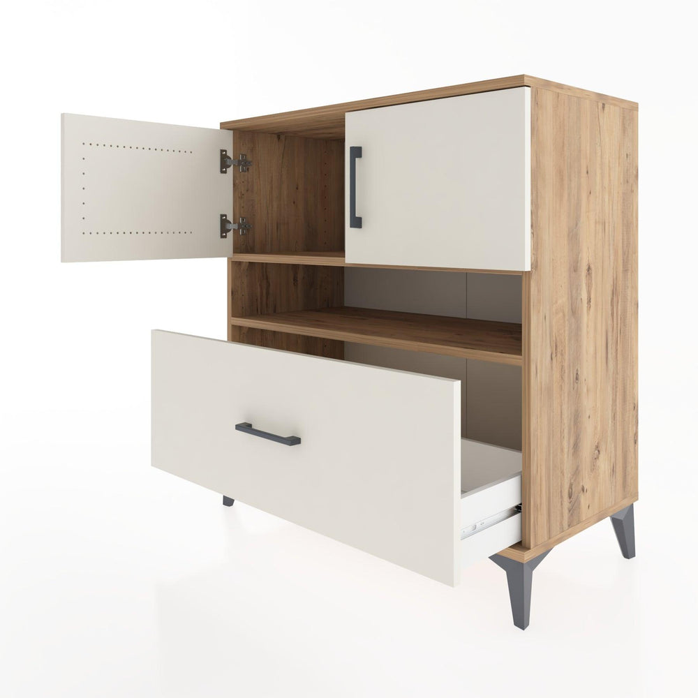 Woodntry Modüler Şifonyer Çam 88x44x84 cm Fonksiyonel F112-3