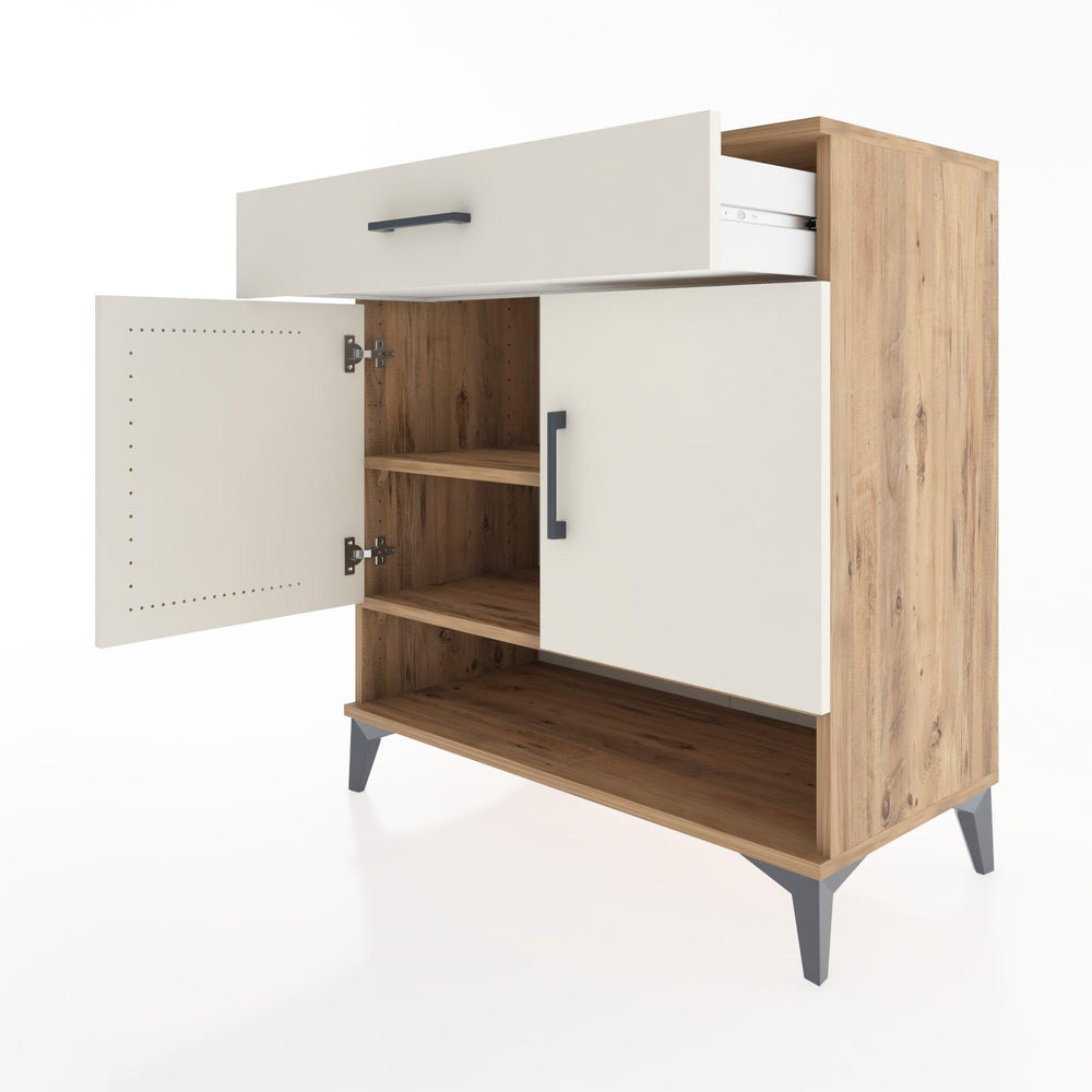 Woodntry Modüler Şifonyer Çam 88x44x84 cm Fonksiyonel F65-3