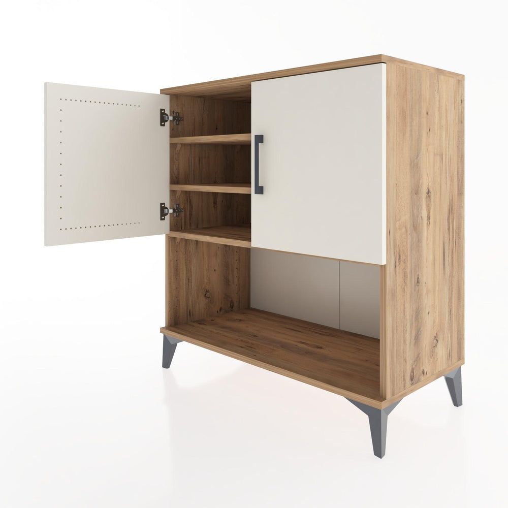 Woodntry Modular Dresser Pine 88x44x84 cm with Cover and Shelf KR43-3