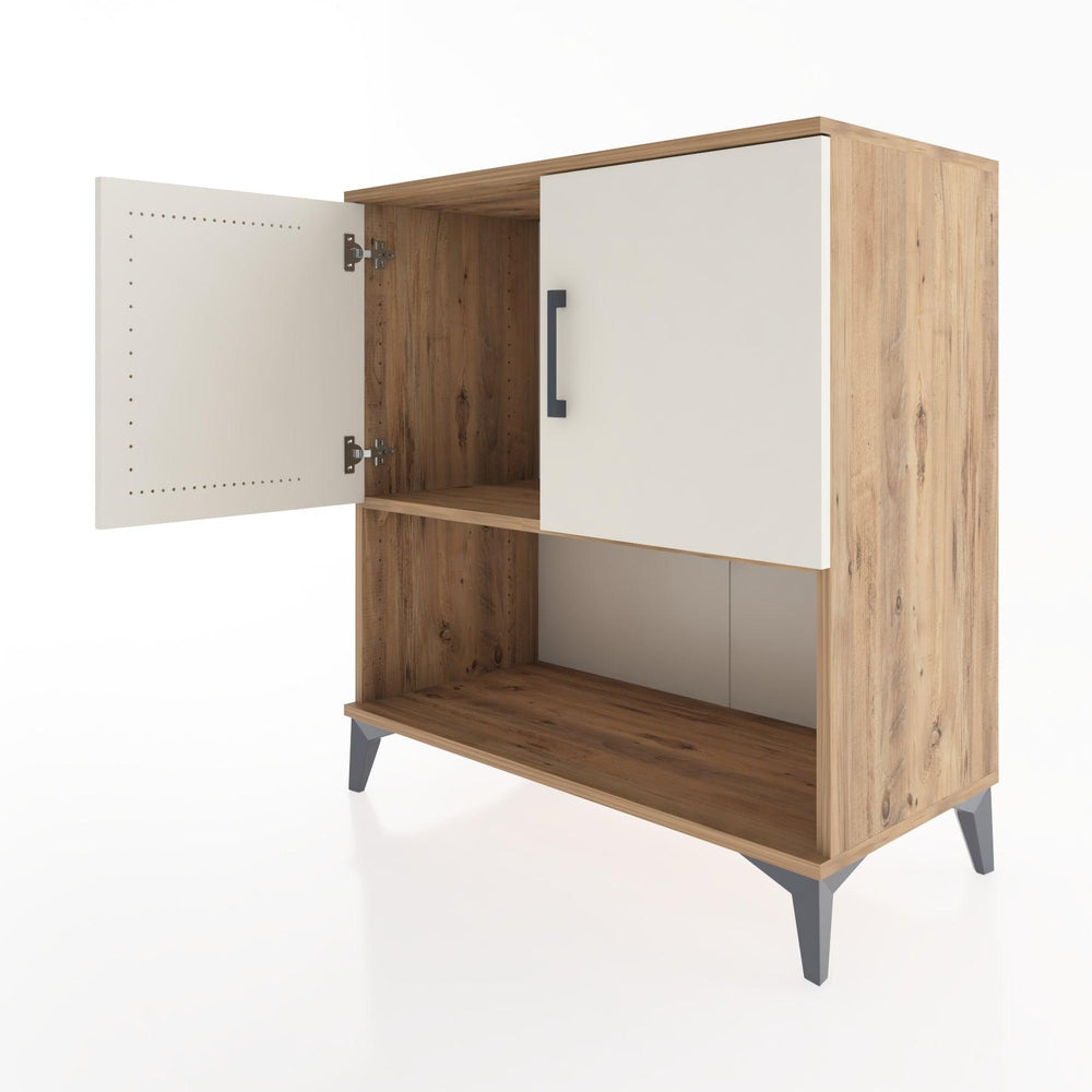 Woodntry Modular Dresser Pine 88x44x84 cm with Cover and Shelf KR45-3