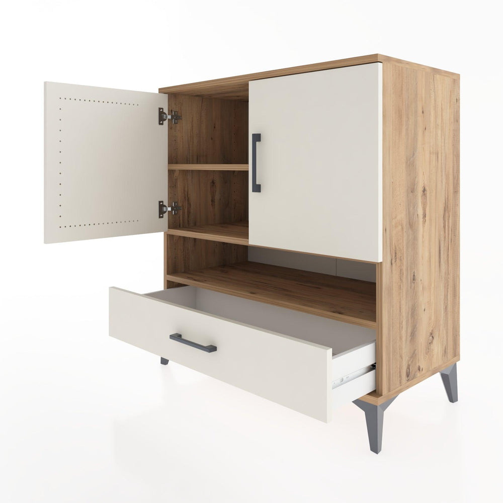 Woodntry Modüler Şifonyer Çam 88x44x84 cm Fonksiyonel F29-3