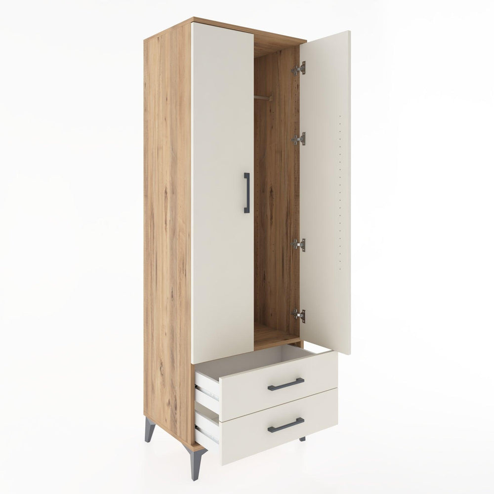 Woodntry Modular Cabinet Pine 60x44x170 cm with Doors and Drawers KC29-3