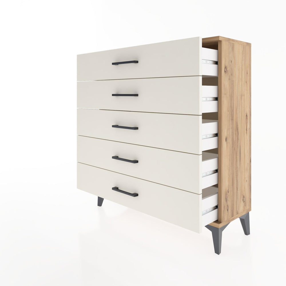 Woodntry Modular Dresser Pine 88x30x84 cm Drawer C1-3