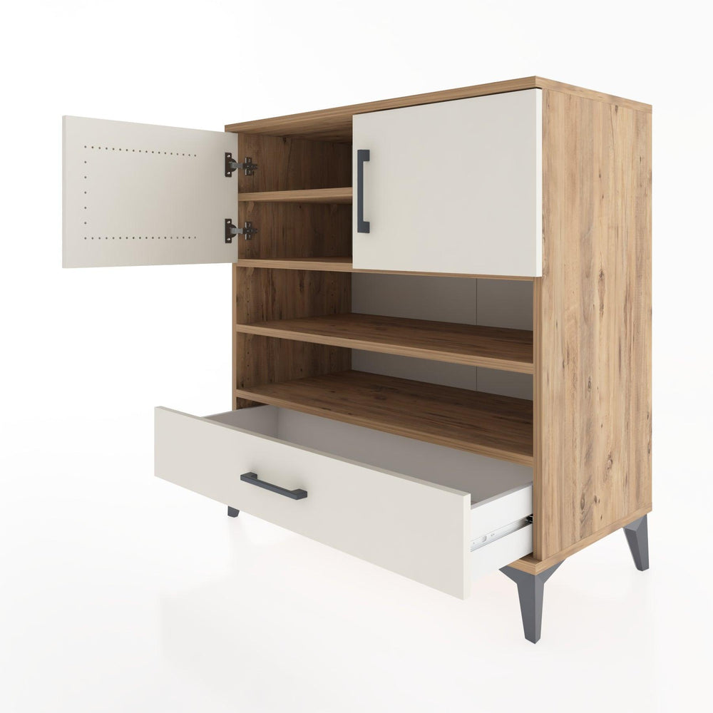 Woodntry Modüler Şifonyer Çam 88x44x84 cm Fonksiyonel F93-3