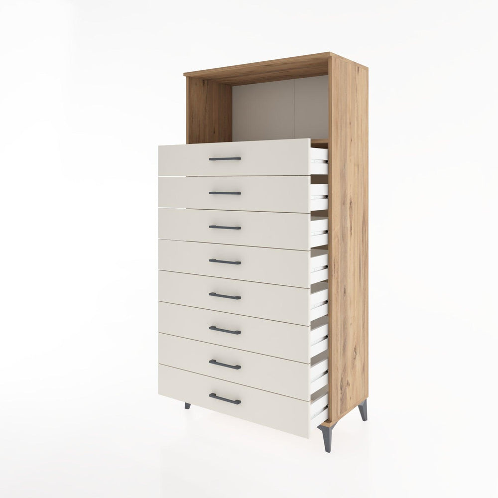 Woodntry Modular Cabinet Pine 88x44x170 cm with Drawers and Shelves CR32-3