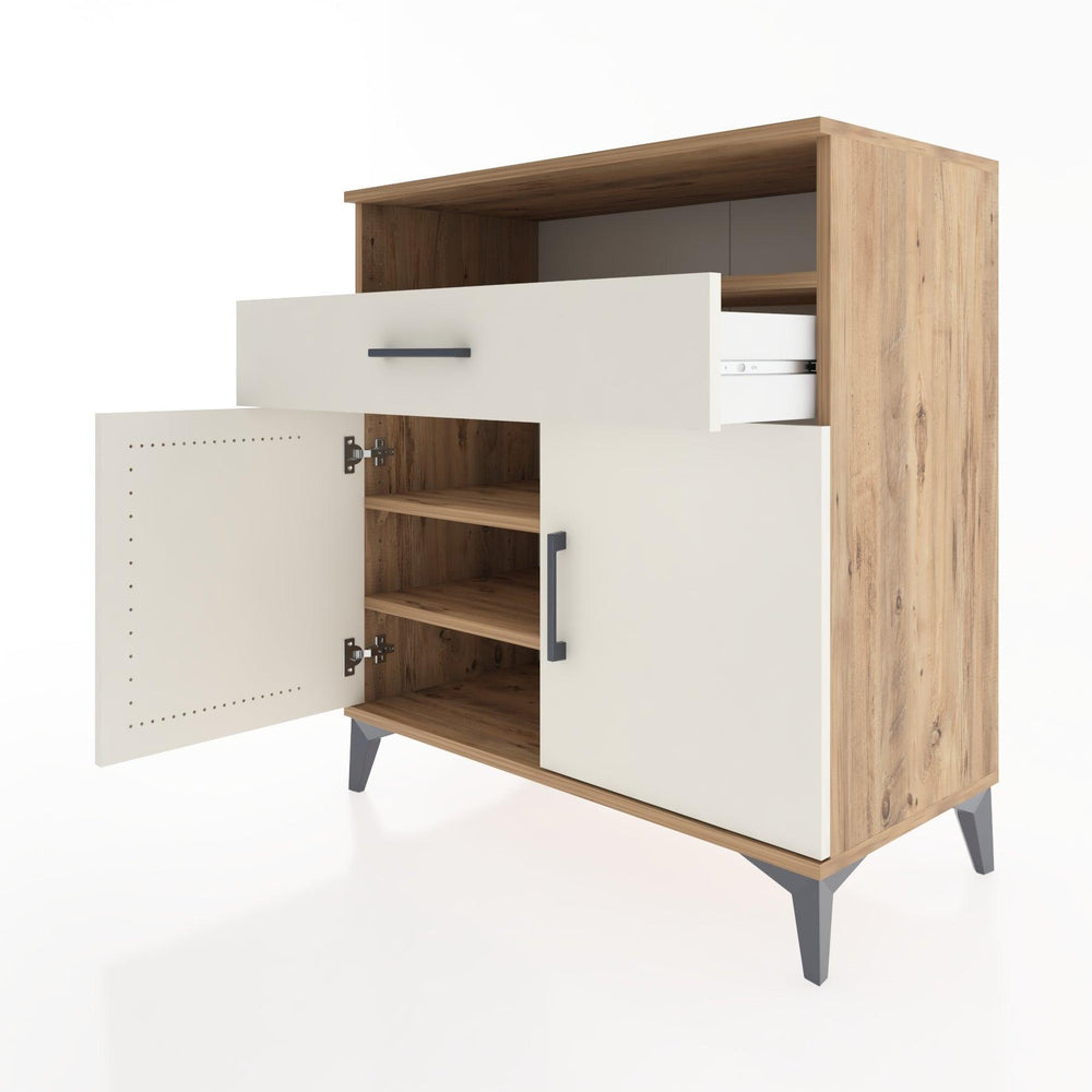 Woodntry Modüler Şifonyer Çam 88x44x84 cm Fonksiyonel F34-3