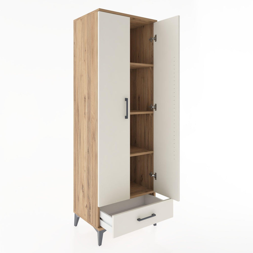 Woodntry Modular Cabinet Pine 60x44x170 cm with Doors and Drawers KC8-3