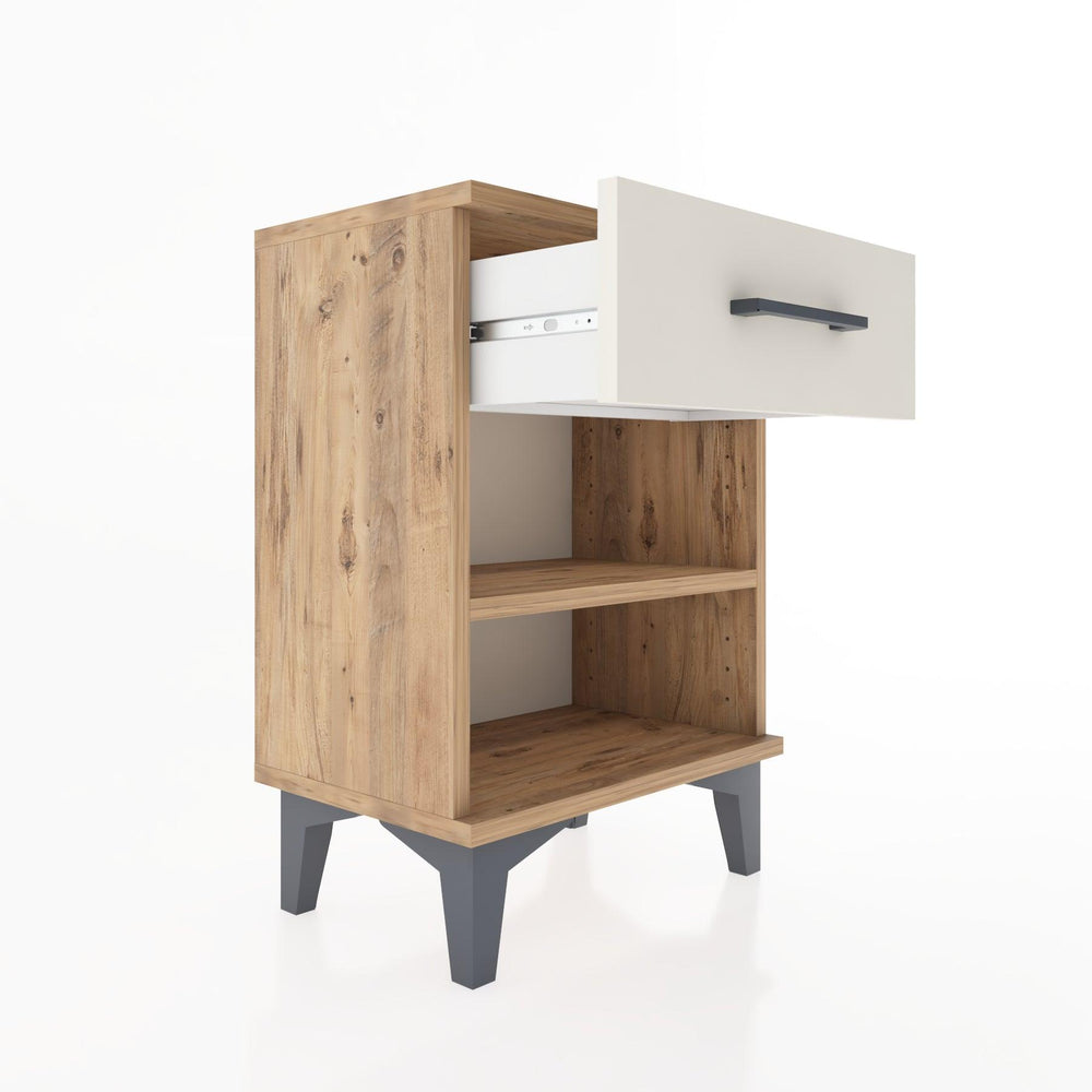 Woodntry Modüler Komodin Tek Çekmeceli 44x30x52 cm Çam - Woodntry