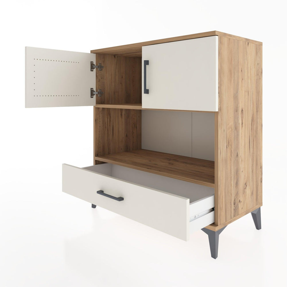 Woodntry Modüler Şifonyer Çam 88x44x84 cm Fonksiyonel F96-3