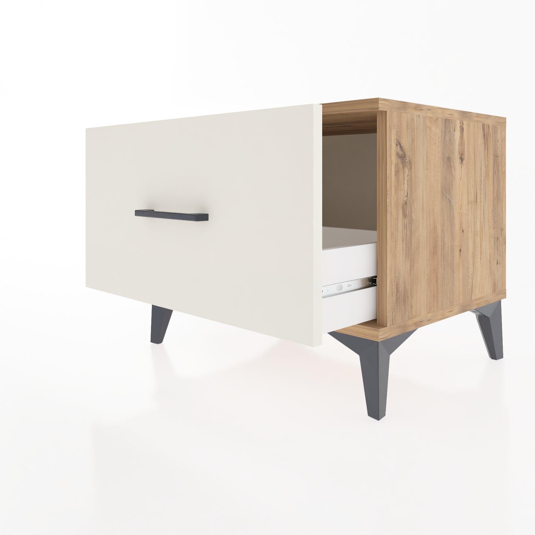 Woodntry Modular Nightstand Pine 60x44x68 cm Drawer C1-3