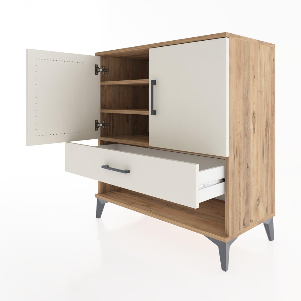 Woodntry Modüler Şifonyer Çam 88x44x84 cm Fonksiyonel F25-3