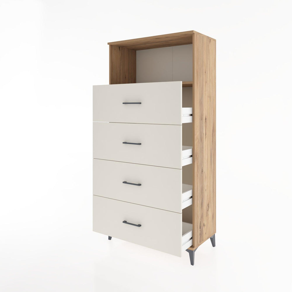 Woodntry Modular Cabinet Pine 88x44x170 cm with Drawers and Shelves CR53-3