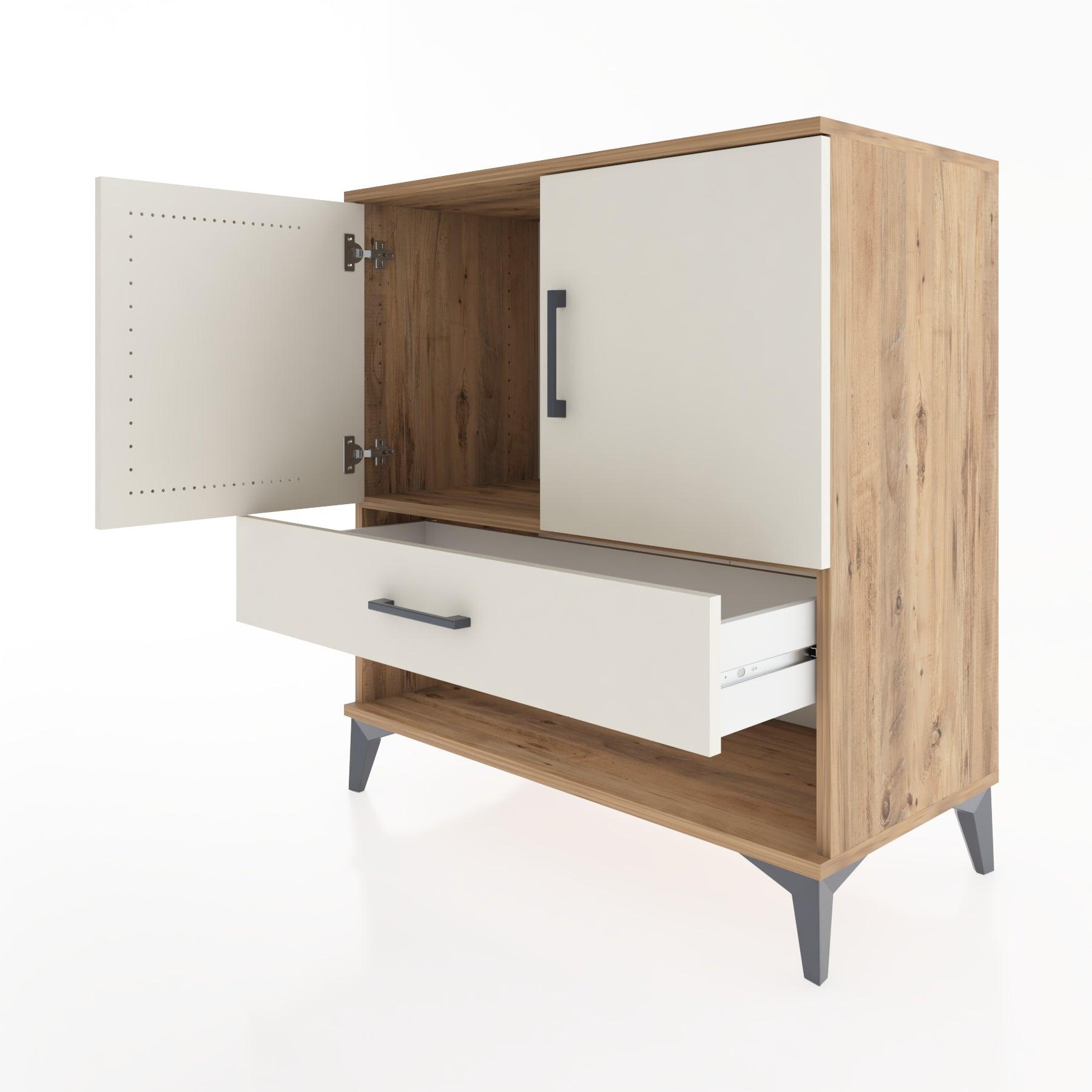 Woodntry Modular Dresser Pine 88x44x84 cm Functional F27-3