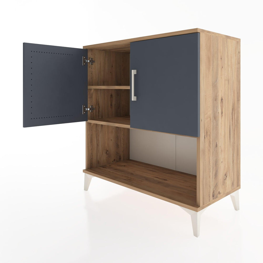 Woodntry Modular Dresser Pine 88x44x84 cm with Cover and Shelf KR44-3