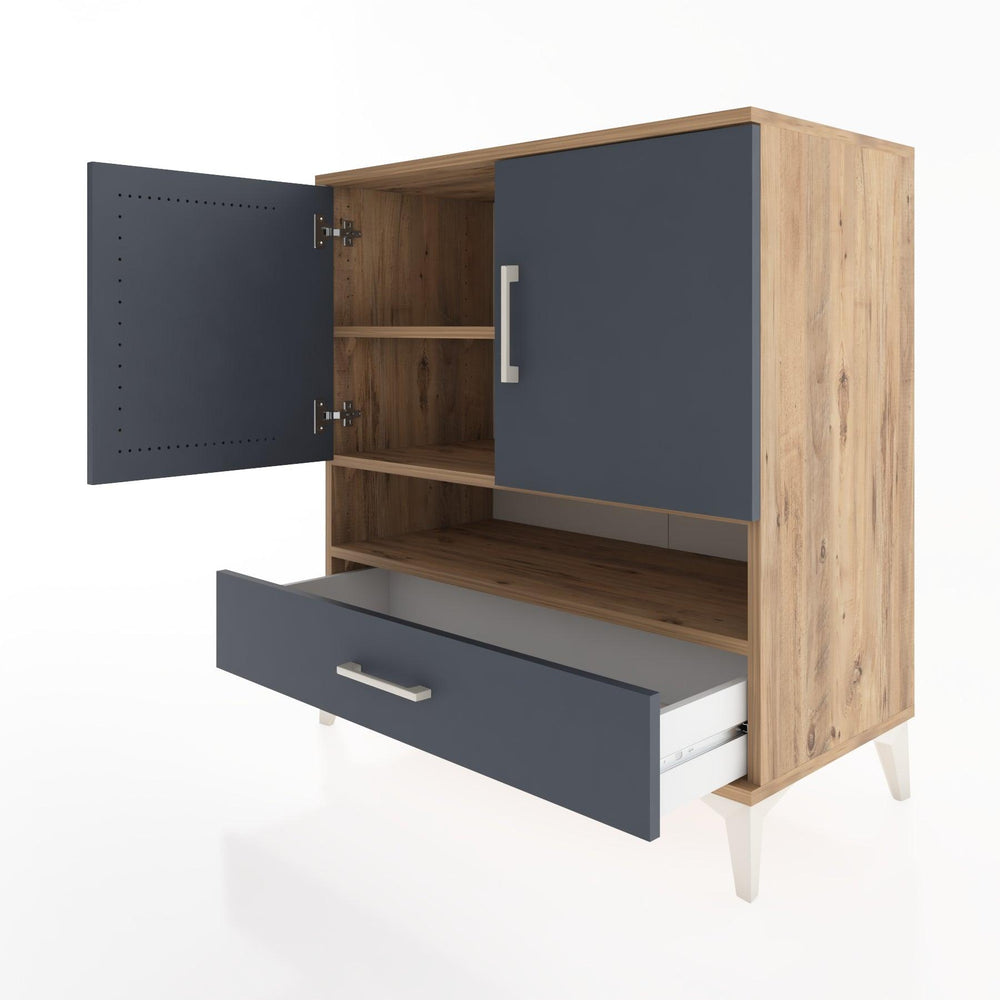 Woodntry Modüler Şifonyer Çam 88x44x84 cm Fonksiyonel F29-3