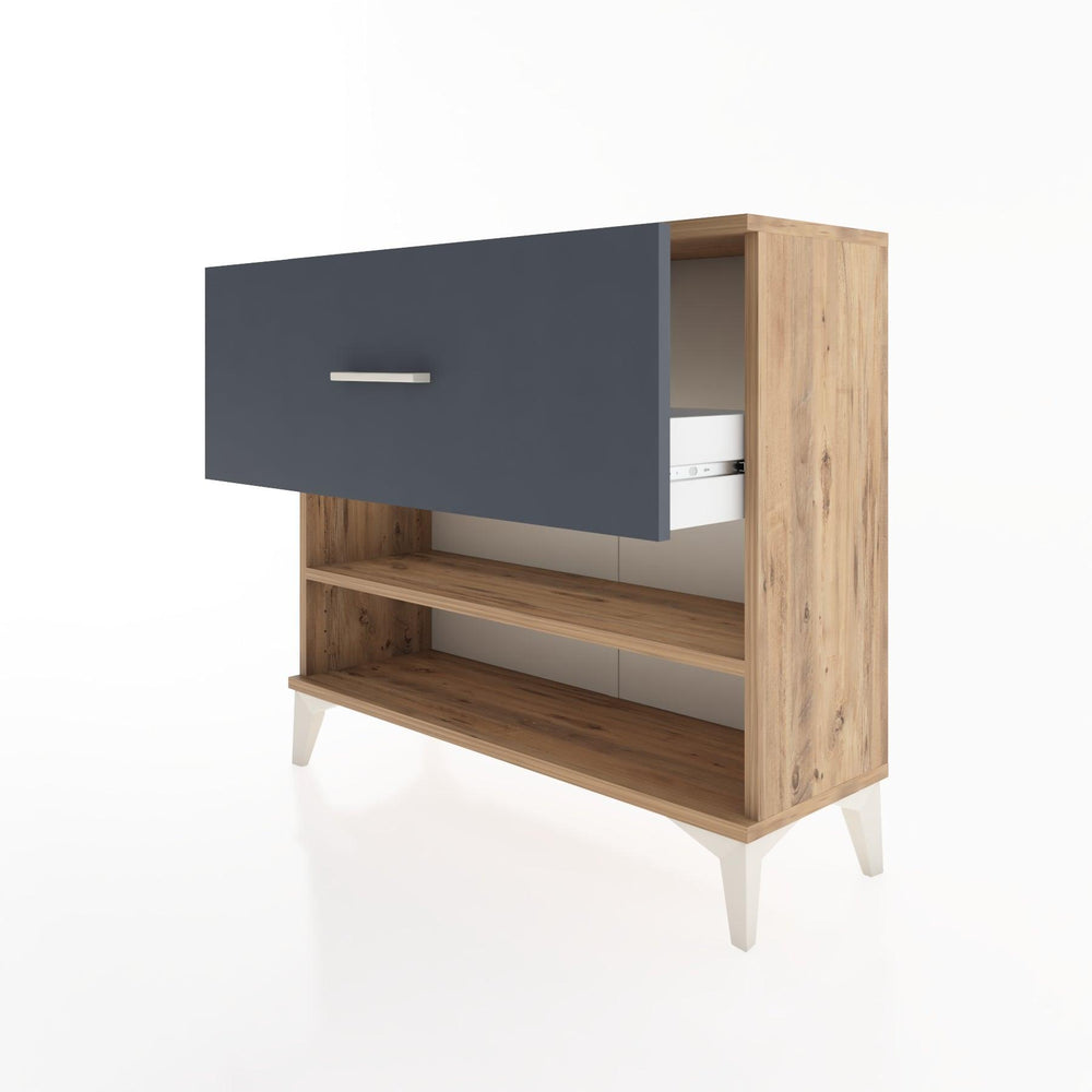 Woodntry Modüler Şifonyer Çekmece ve Raf 88x30x68 cm Çam - Woodntry