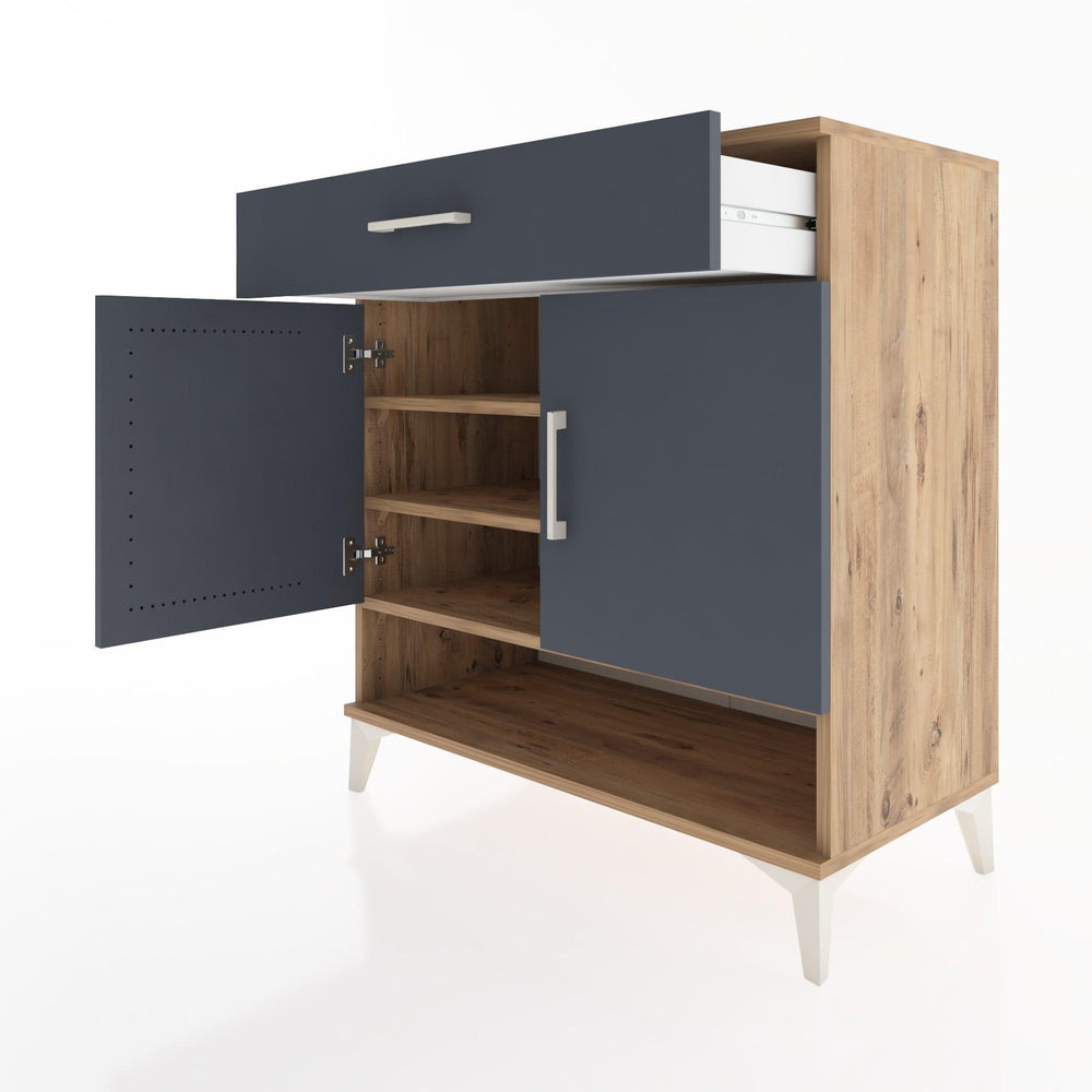 Woodntry Modüler Şifonyer Çam 88x44x84 cm Fonksiyonel F64-3