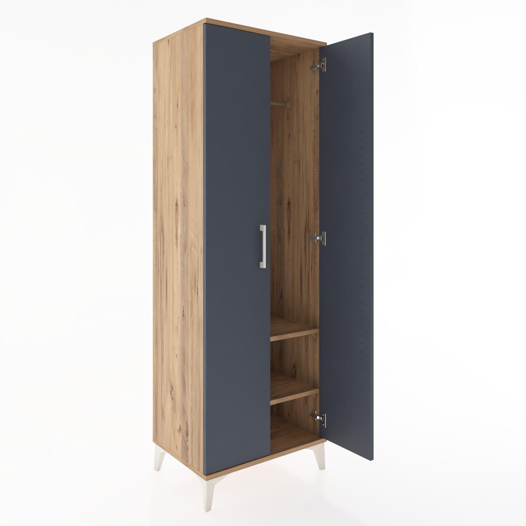 Woodntry Modular Cabinet Pine 60x44x170 cm with Cover K31-3