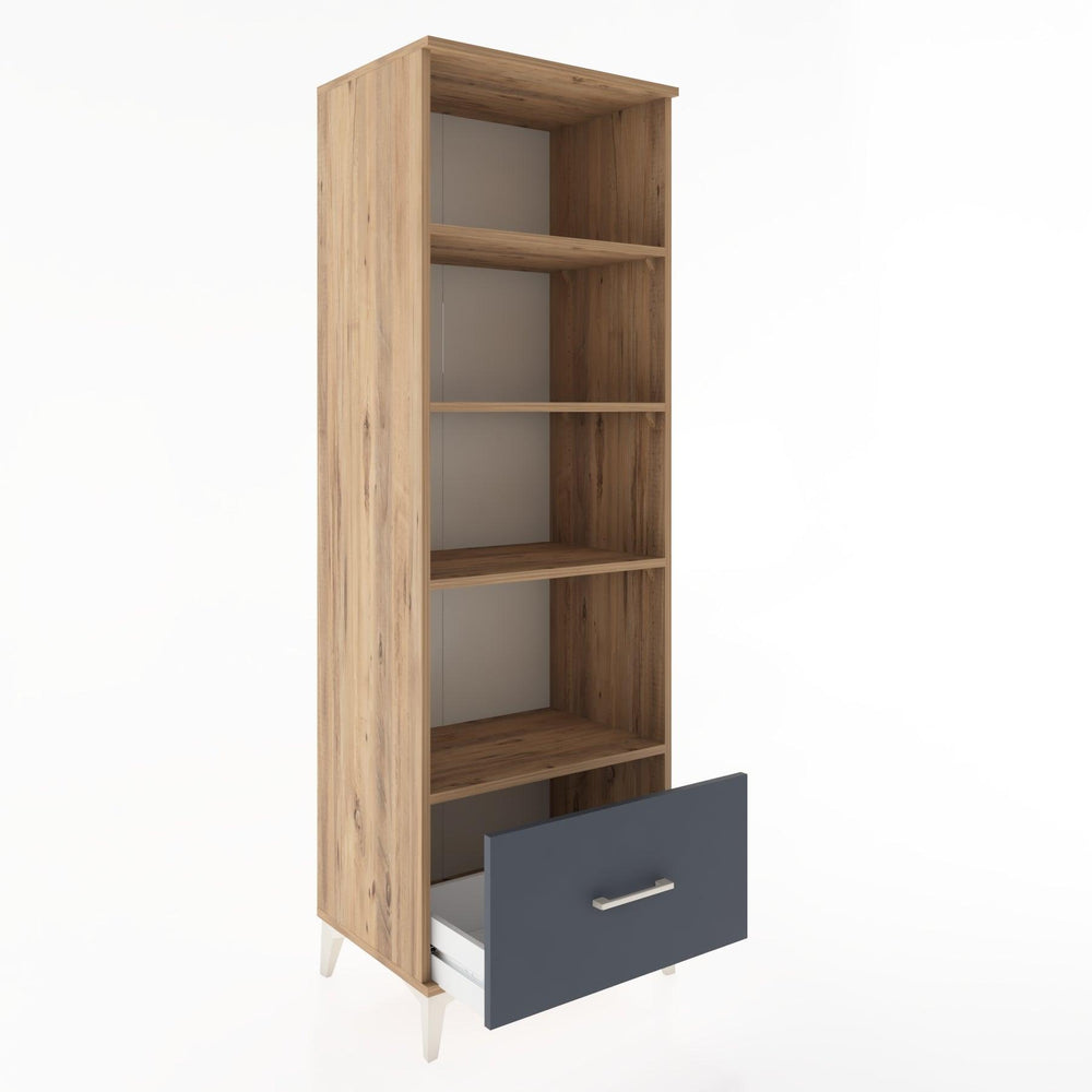 Woodntry Modular Cabinet Pine 60x44x170 cm with Drawers and Shelves CR44-3