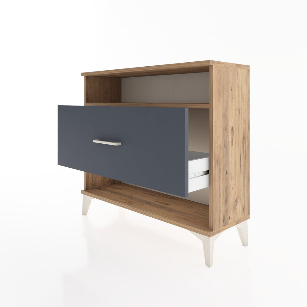 Woodntry Modüler Şifonyer Raf ve Çekmece V2 88x30x68 cm Çam - Woodntry