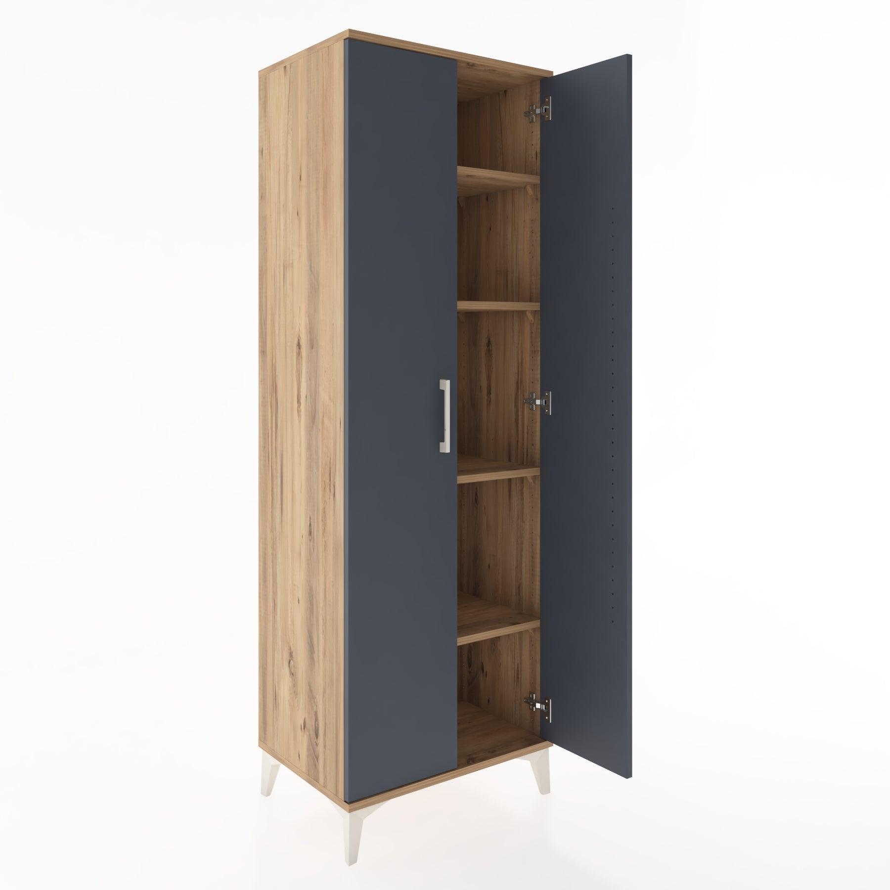 Woodntry Modular Cabinet Pine 60x44x170 cm with Cover K9-3